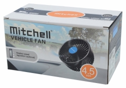 Ventilátor MITCHELL 115mm 12V na přísavku