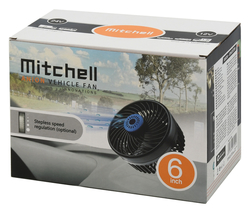 Ventilátor MITCHELL ANION 150mm 12V na přísavku