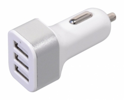 Zástrčka 3xUSB 12-24V 5V/1000mA 2000mA 2100mA