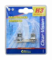 Žárovka 12V  H3  55W Pk22s blister 2ks