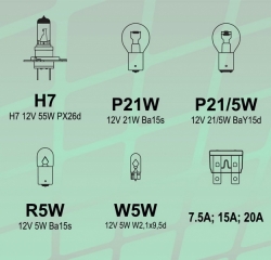 Žárovky servisní box univerzální H7 GREEN 