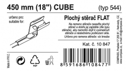 Stěrač FLAT BULK (CUBE) 18