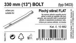 Stěrač FLAT BULK (BOLT) 13