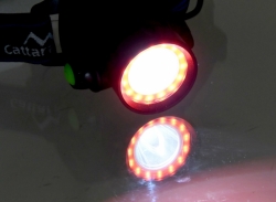 Čelovka LED 400lm (1x XM-L+15x SMD)