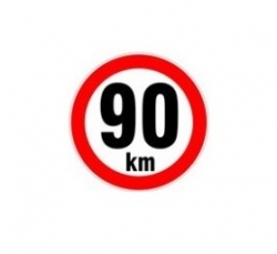 90 km/h reflexní II.tř. - 190mm