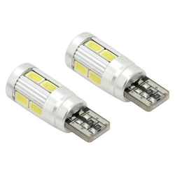 Žárovka 10 SMD LED 3chips 12V T10 CAN-BUS ready bílá 2ks