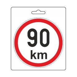 Samolepka omezená rychlost 90km/h (150 mm)