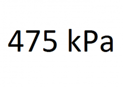 Samolepka Tlak 475 kPa