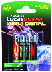 Baterie ALKALICKÉ typ AAA - sada 4 kusů