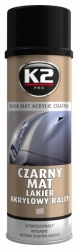 Barva akrylová černá, matná 500 ml