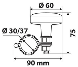 Madlo na volant pevné SPINNY