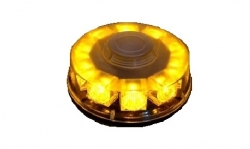 Maják oranžový UFO, 10LED 12/24V