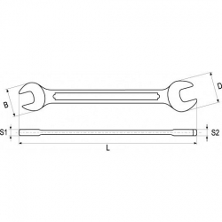 Klíč plochý 1-1/8 (28.6mm)